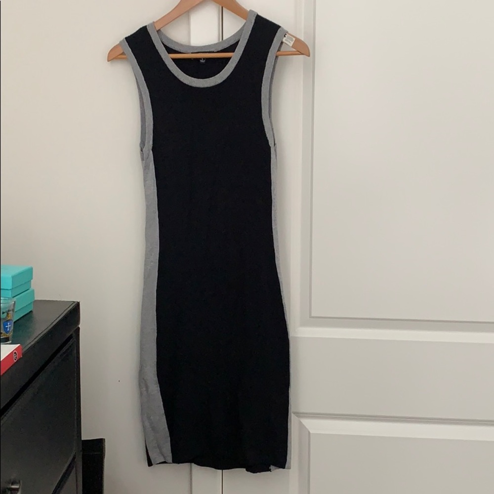 Black & grey Tank sweater dress